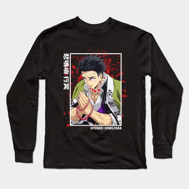 Gyomei Himejima - Demon Slayer Long Sleeve T-Shirt by Otaku Emporium